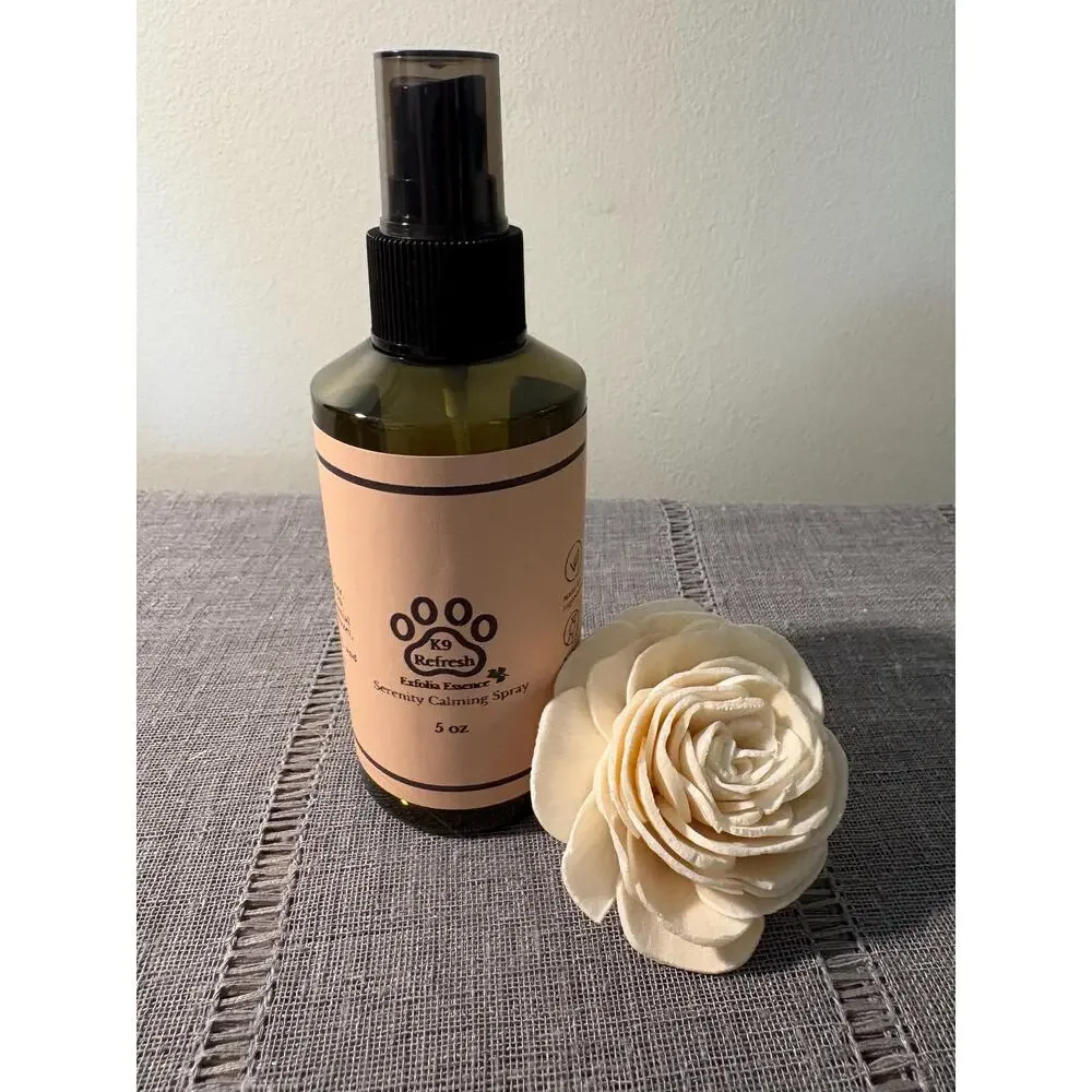 K9 Refresh Serenity Calming Spray by Exfolia Essence offered in 5oz